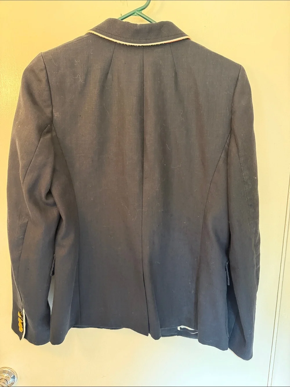 J. Crew Navy Blazer with White Trim